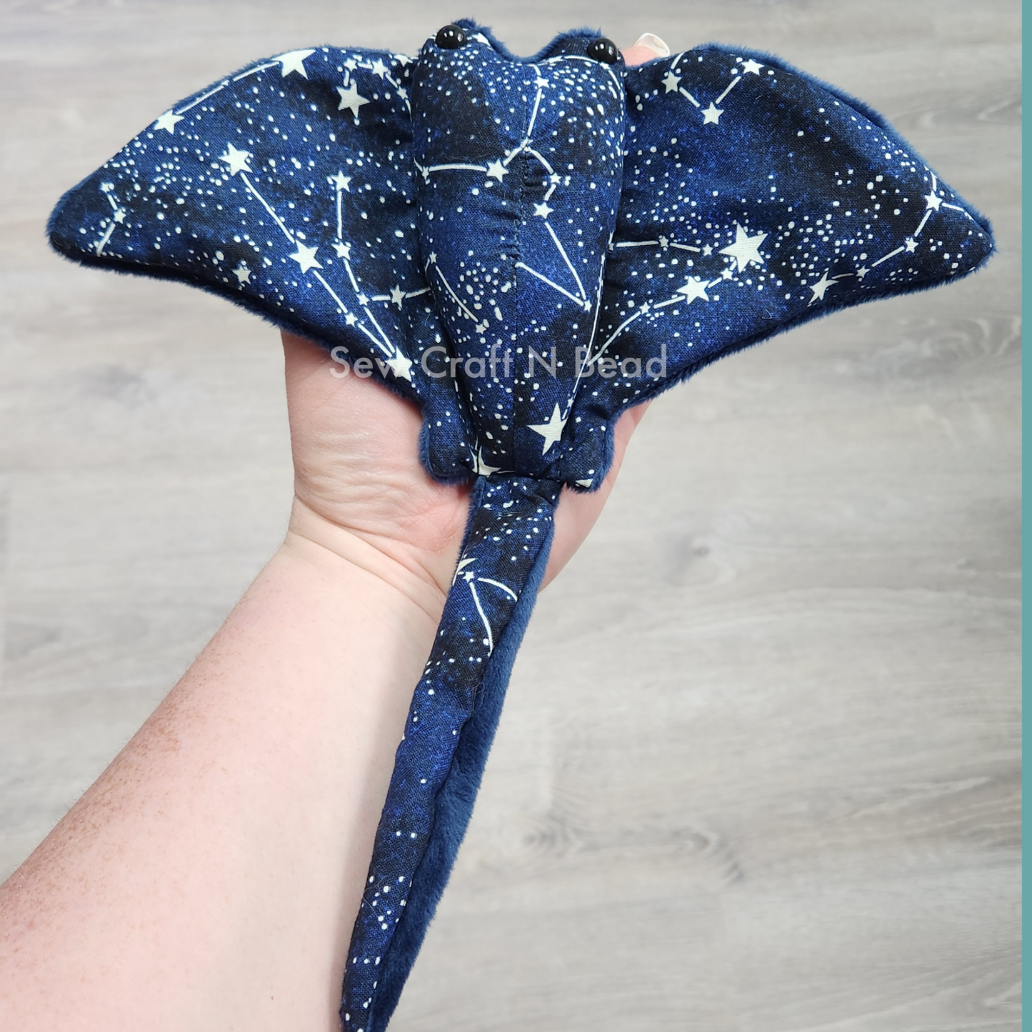 Glow in the Dark Constellation Stars Stingray (READY TO SHIP)