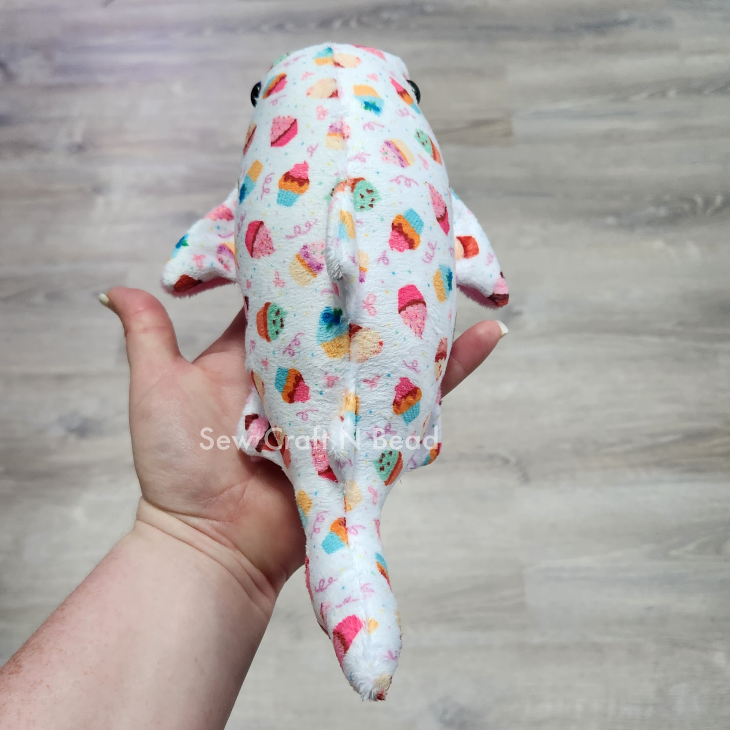 Cupcake Whale Shark Plush (READY TO SHIP)