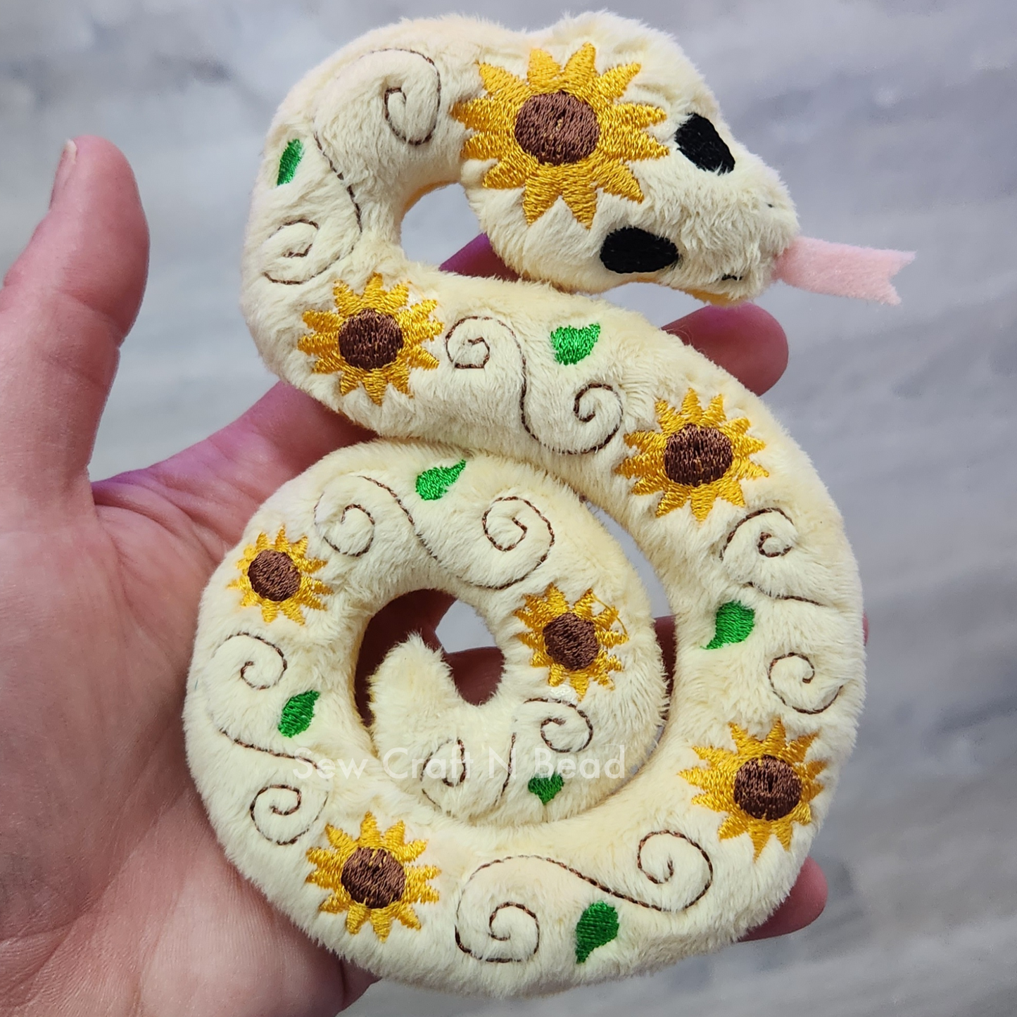 Sunflower Snake Plush (MADE TO ORDER)