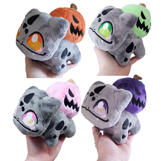 Pumpkin Gray Plush (READY TO SHIP)