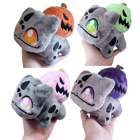 Pumpkin Gray Plush (MADE TO ORDER)