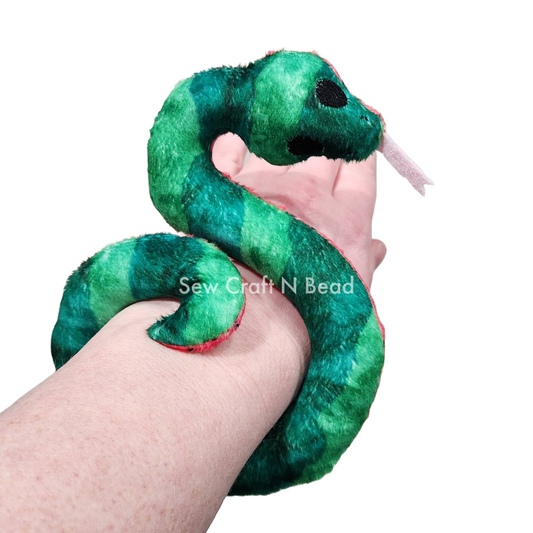 Watermelon Snake Plush (READY TO SHIP)