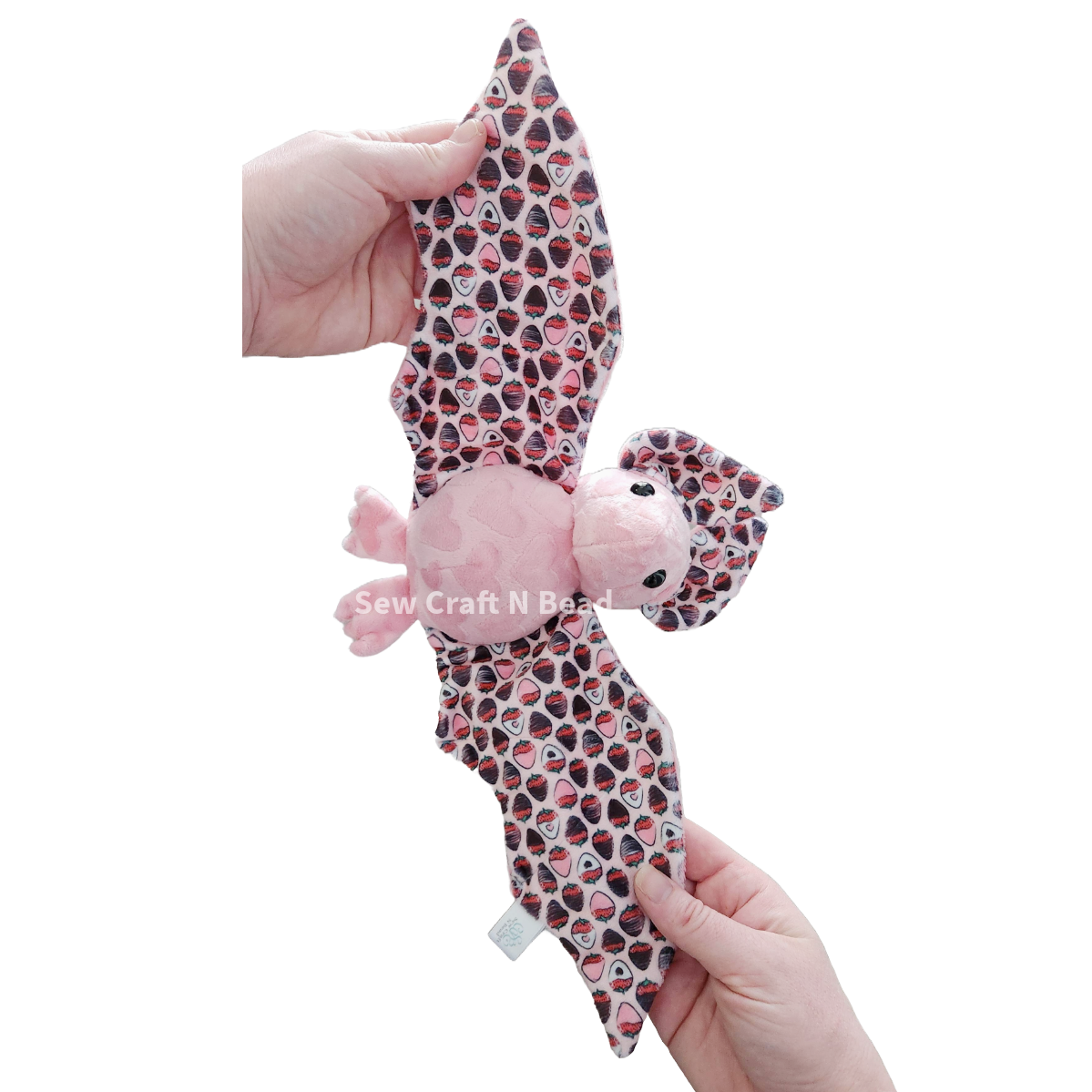 Chocolate Covered Strawberry Bat Plush (READY TO SHIP)