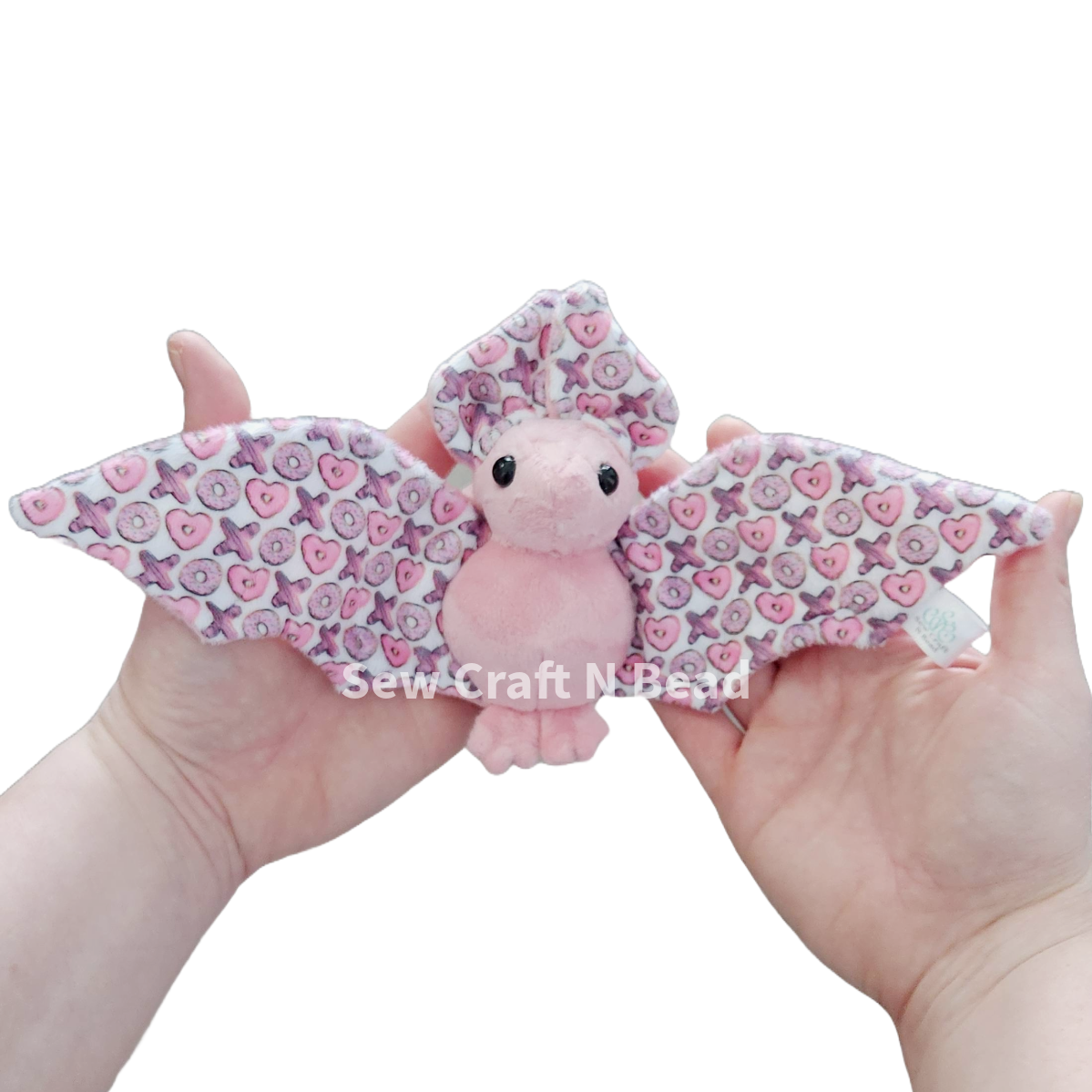 Hugs and Kisses Bat Plush (READY TO SHIP)