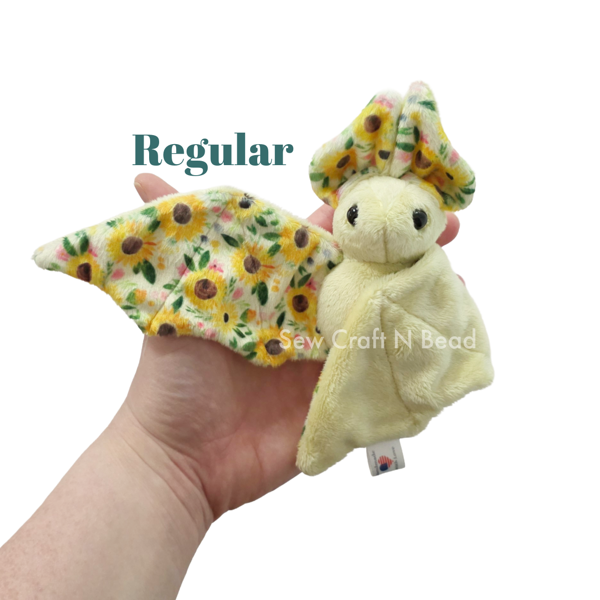 Sunflower Bat Plush (READY TO SHIP)
