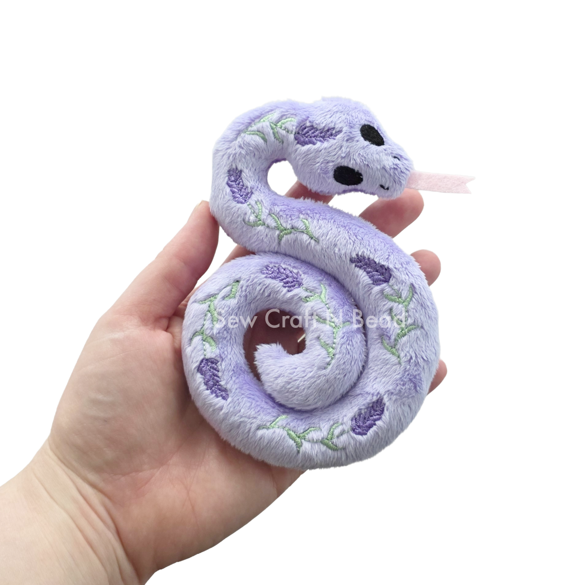 Lavander Snake Plush (READY TO SHIP)