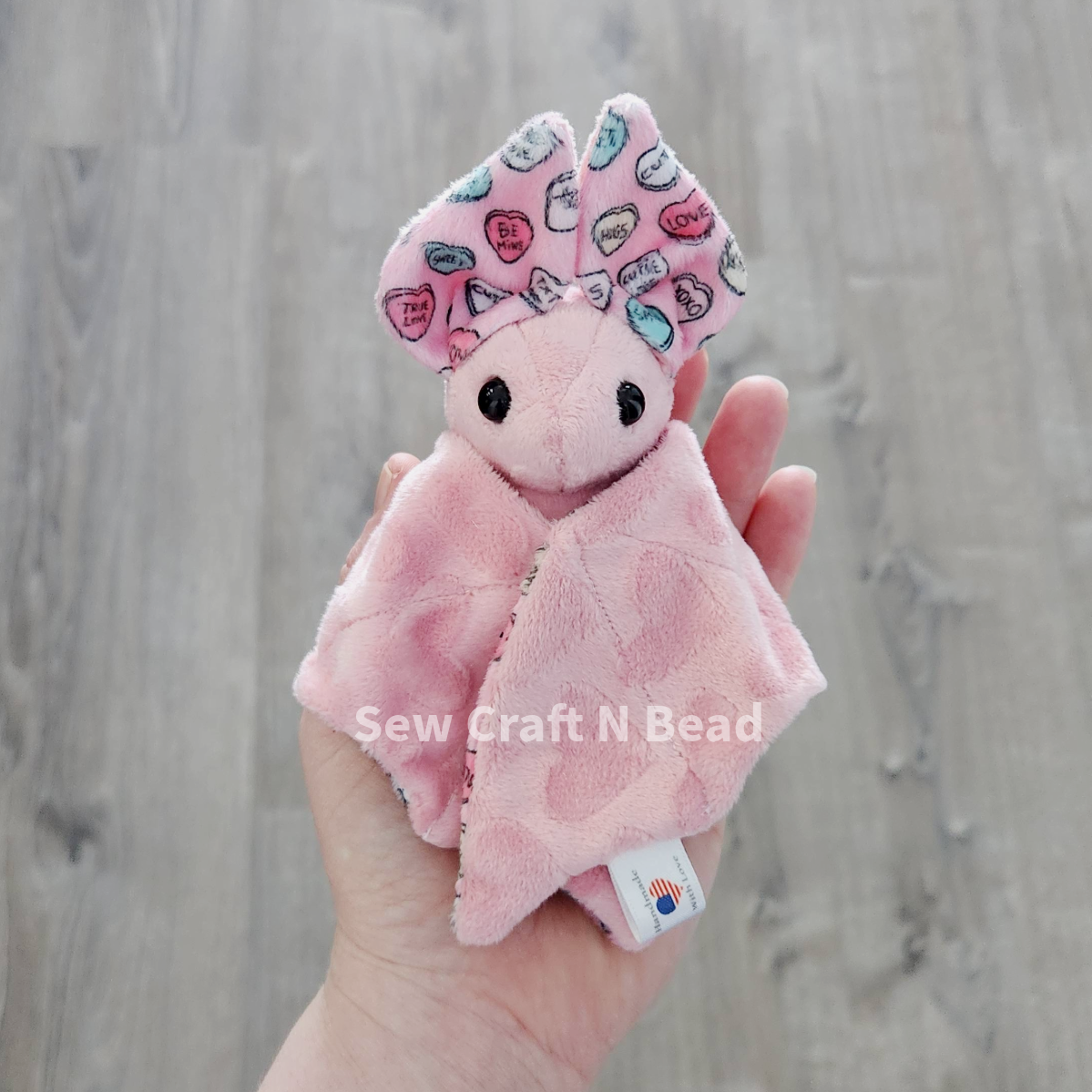 Candy Heart Bat Plush (READY TO SHIP)