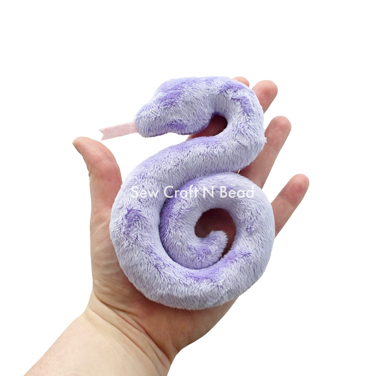 Lavander Snake Plush (READY TO SHIP)