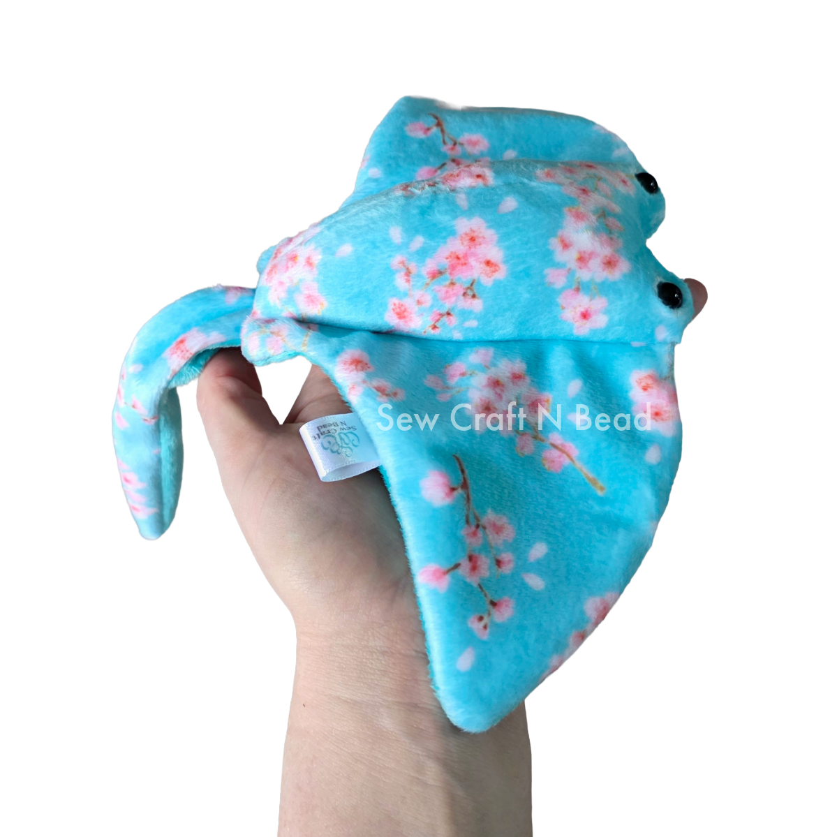 Teal Cherry Blossom Stingray (READY TO SHIP)