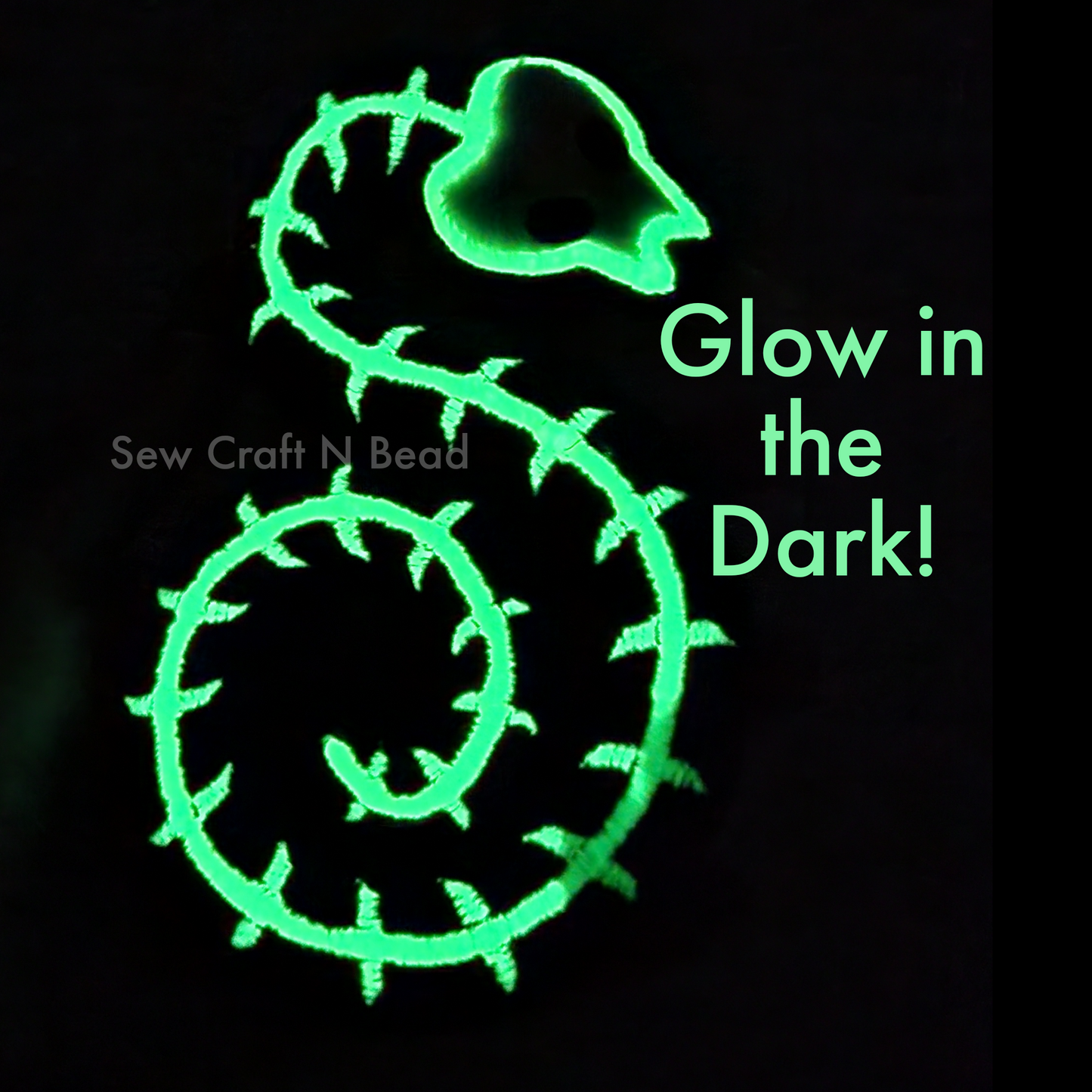 Skeleton Glow in The Dark Snake Plush (MADE TO ORDER)