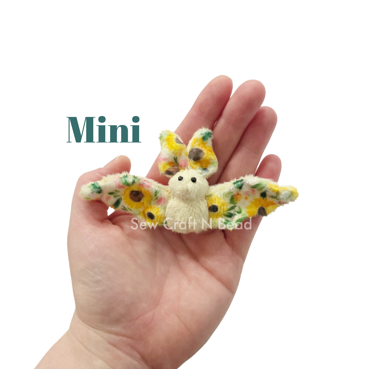Sunflower Bat Plush (READY TO SHIP)