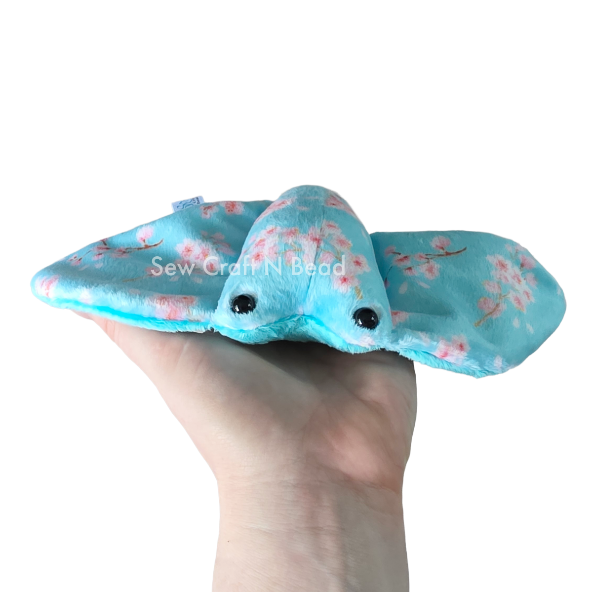 Teal Cherry Blossom Stingray (READY TO SHIP)