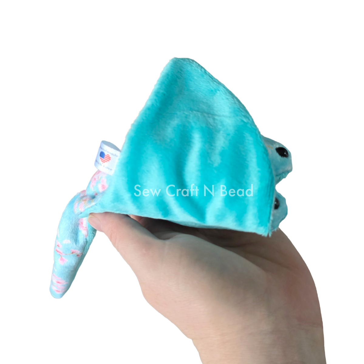 Teal Cherry Blossom Stingray (READY TO SHIP)