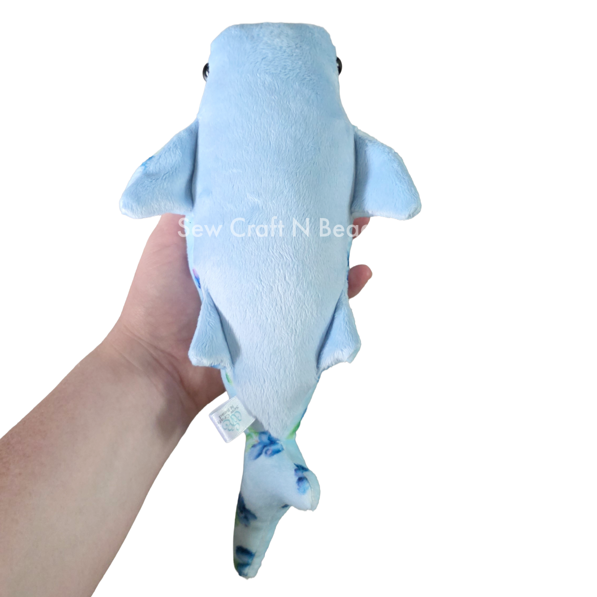 Blueberry Whale Shark Plush (READY TO SHIP)