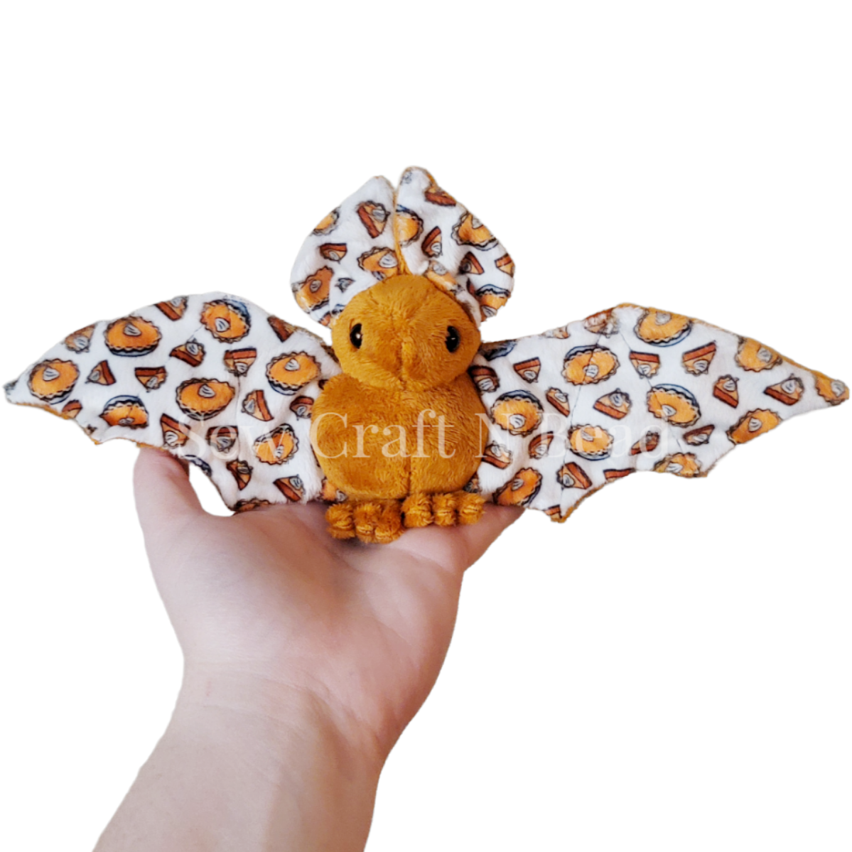 Pumpkin Pie Bat Plush (READY TO SHIP)