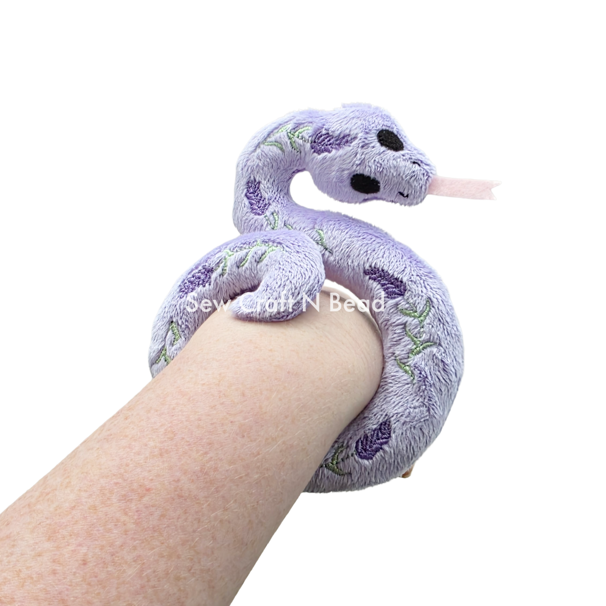 Lavander Snake Plush (READY TO SHIP)