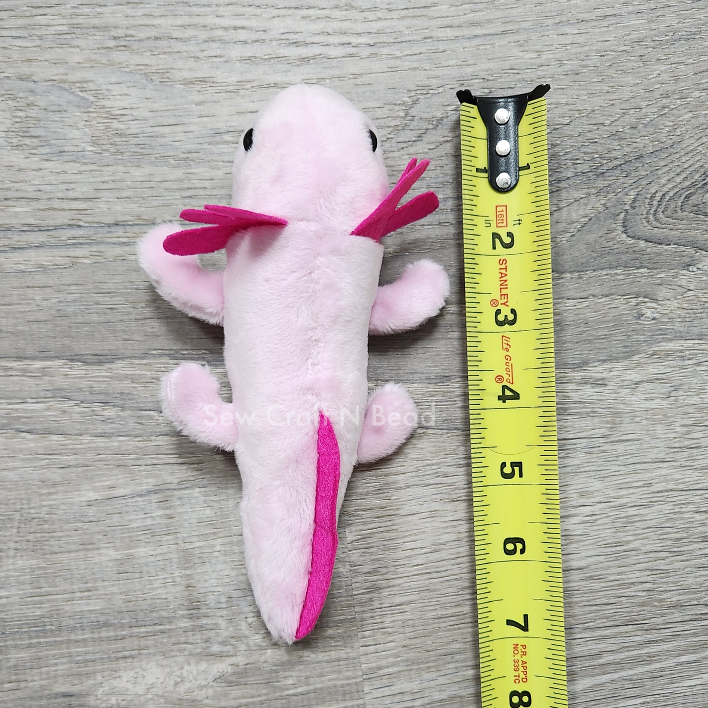 Pink Axolotl Plush