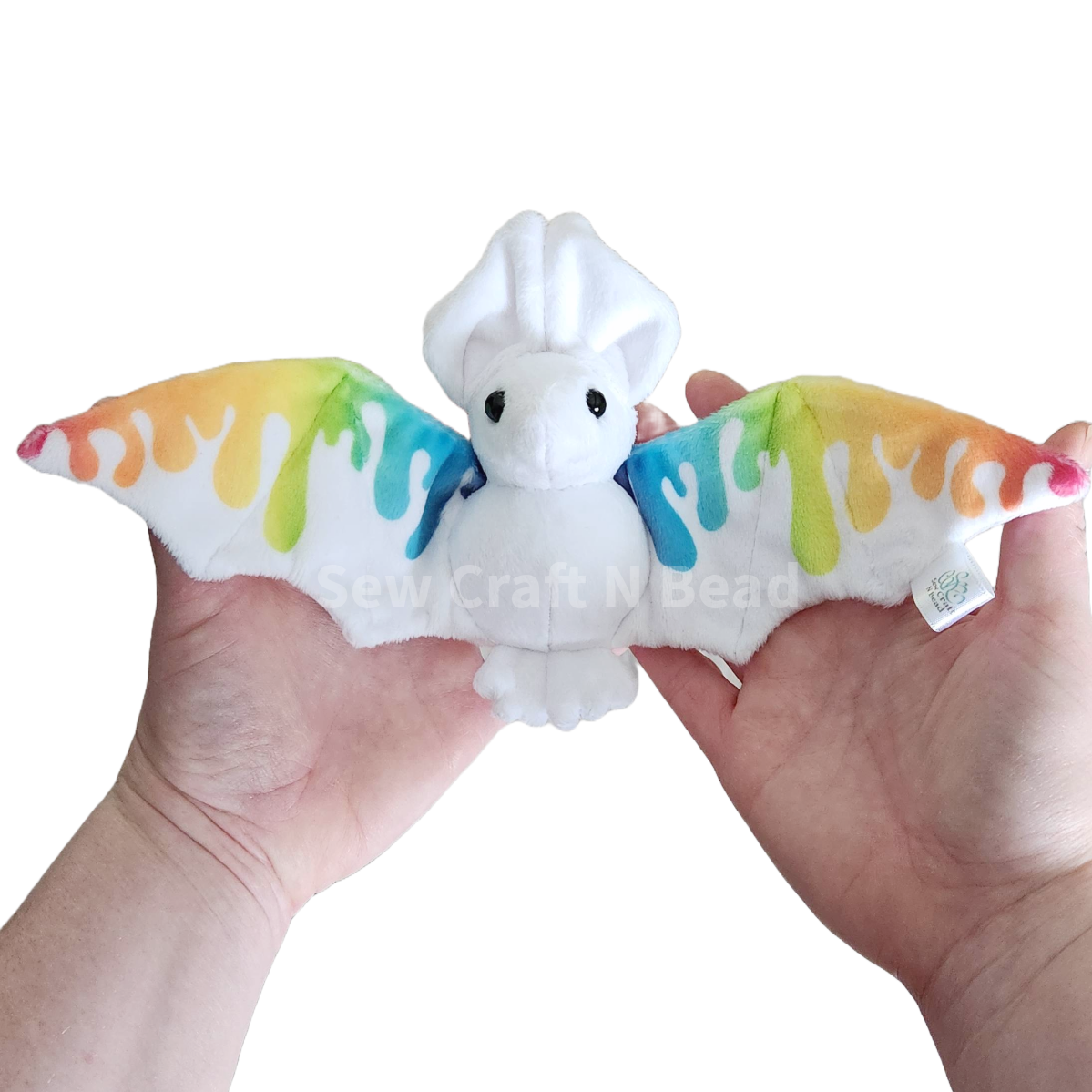 Rainbow Drip Bat Plush (READY TO SHIP)