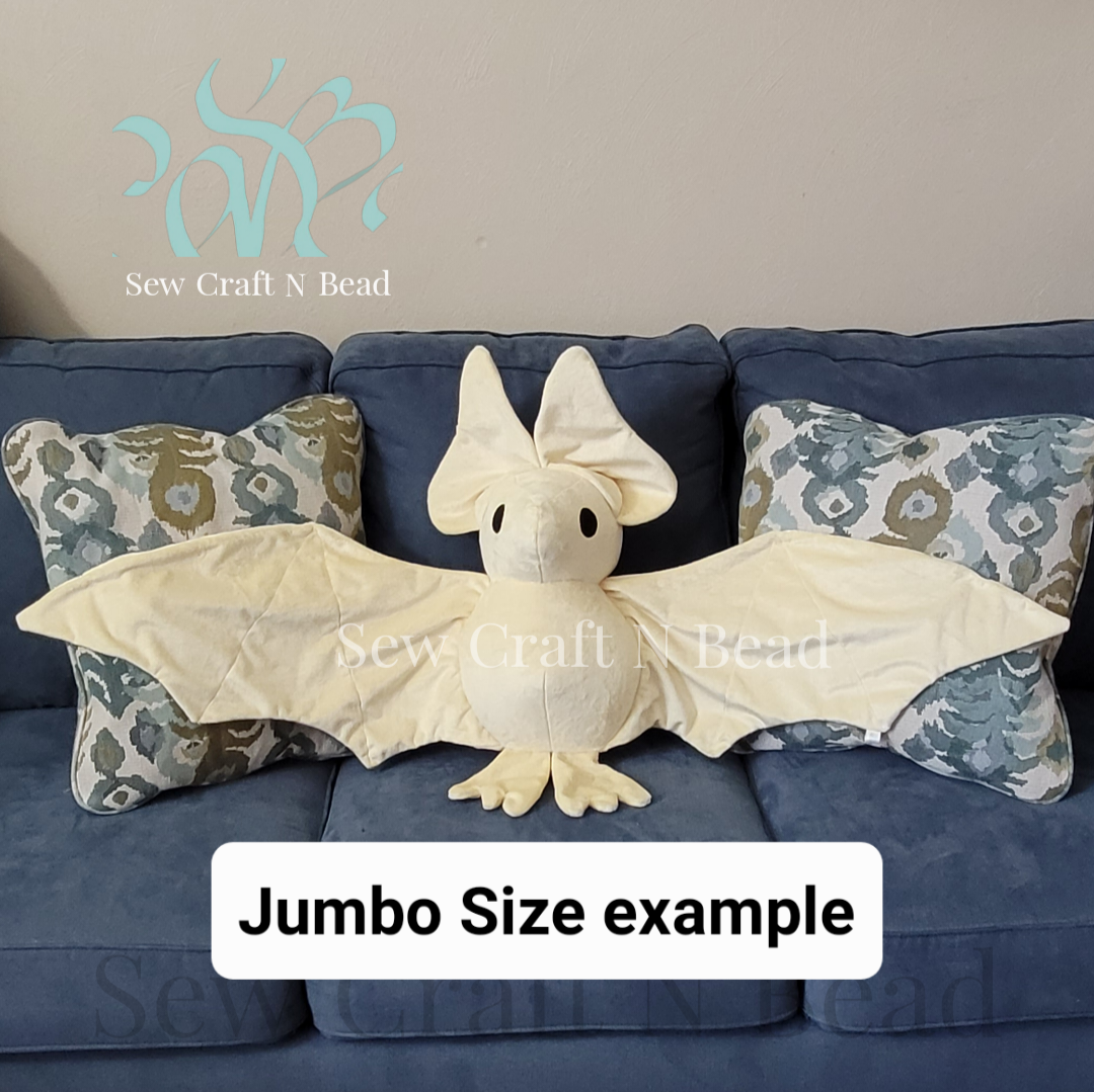 Cherry Blossom Bat Plush MADE TO ORDER
