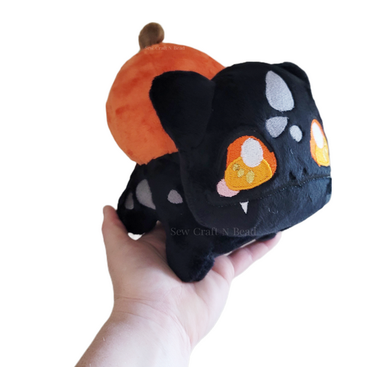 Pumpkin Black Plush (READY TO SHIP)