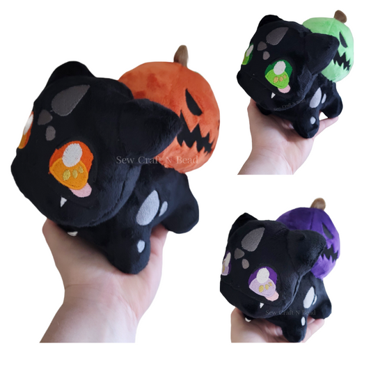 Pumpkin Black Plush (READY TO SHIP)