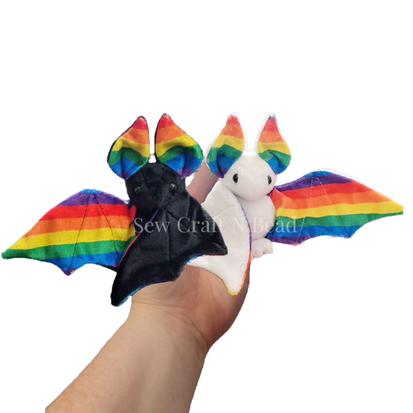 Rainbow Bat Plush (MADE TO ORDER)