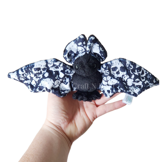 Skull Bat Plush (MADE TO ORDER)